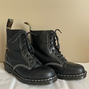 Doc Martens 1460 PASCAL CAVALIER LEATHER LACE UP BOOTS